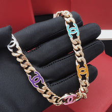 18K CC Color Chain Necklace