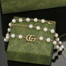 18K Double G Pearl Necklace