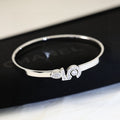 18K CC No.5 Diamond Gold Bracelet