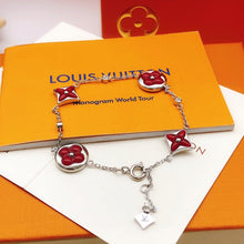 18K Louis Blossom Red Flower Bracelet