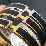 18K Olympe Black H Bracelet