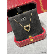 18K Trinity Heart Diamond Necklace