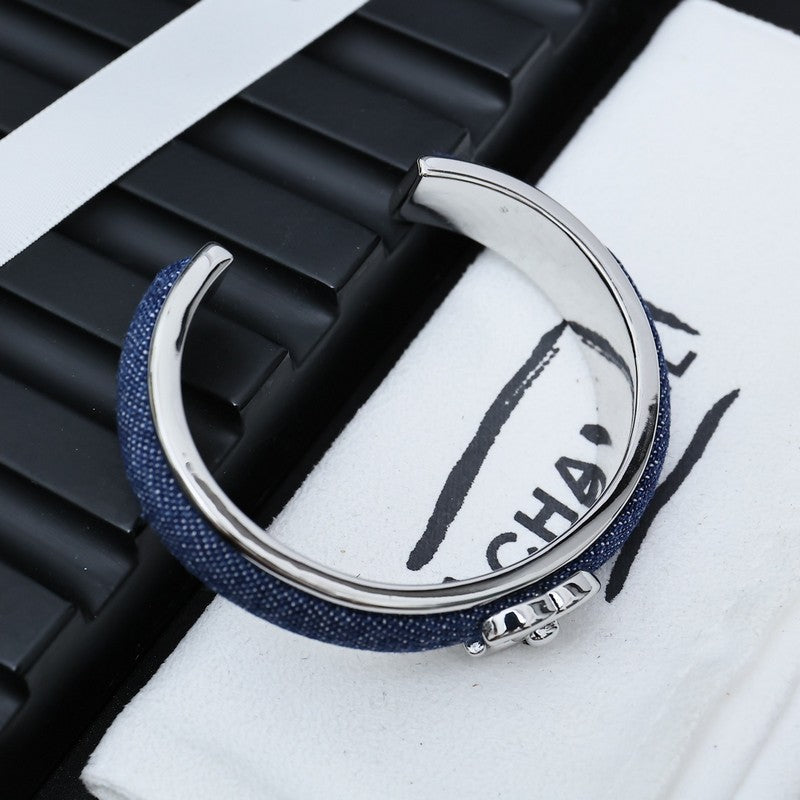 18K CC Denim Blue Cuff Bracelet