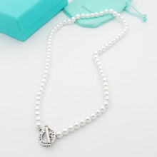 18K T Tag Beads Necklace