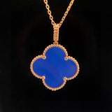 18K Magic Alhambra Agate Clover Necklace