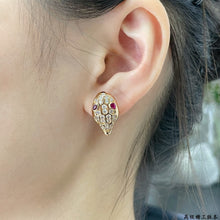 18k BV Serpenti Earrings