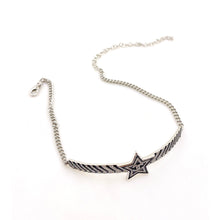 18K CHANEL CC Star Diamonds Necklace