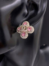 18K CC Pink Diamonds Earrings