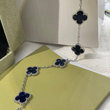 18K Vintage Alhambra Crystal Blue Bracelet
