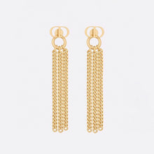 18K Dior 30 Montaigne Chain Earrings