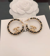 18K CC Strass Earrings