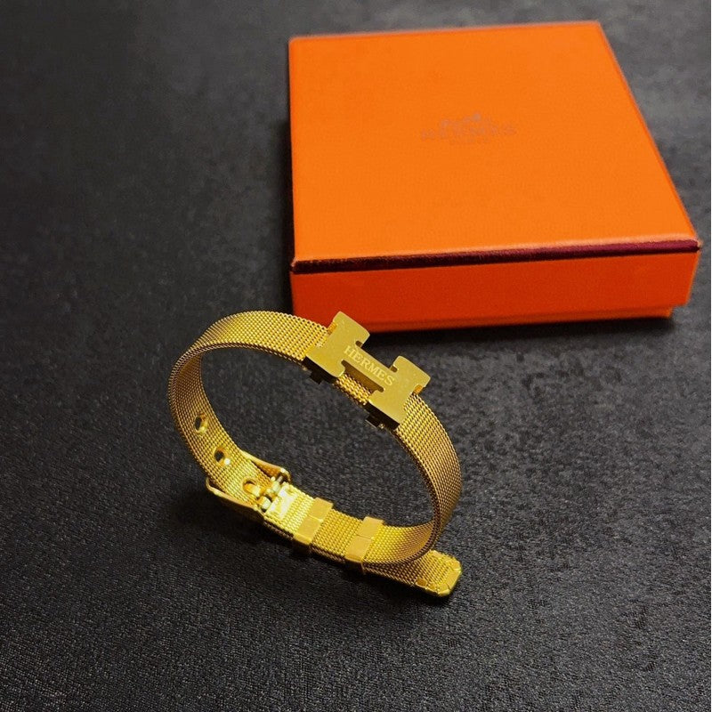 18K Clic H Gold Chain Bracelet