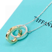 18K T 1837 Interlocking Circles Pendant Necklace