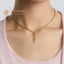 18K Petit CD Lucky Charms Necklace