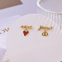 18K CD Dioramour Je Vous Adore Earrings