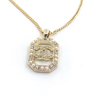 18K CC Perfume Bottle Chain Necklace