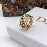 18K CD Vintage Crystals Ring