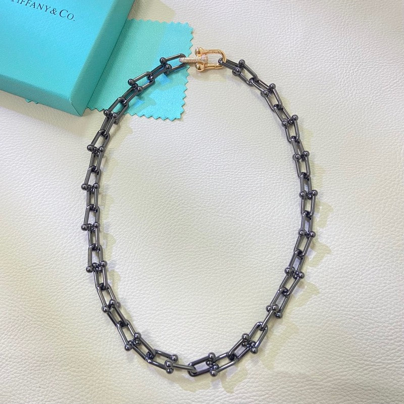 18K T HardWear Titanium Link Necklaces