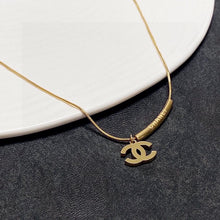 18K CC Gold Necklace