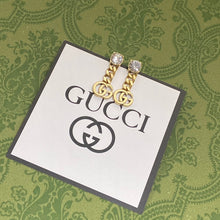 18K Double G Chain Earrings