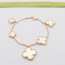 18K Van Cleef & Arpels Magic Alhambra Five Pearls Motifs Bracelet