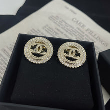 18K CC Classic Diamond Earrings