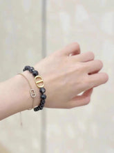 18K CD 30 Montaigne Black Pearls Bracelet