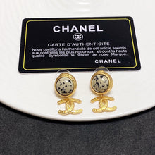 18K CC Vintage Earrings