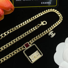 18K CC Bag Pendant Chain Necklace