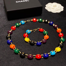 18K CC Color Beads Necklace