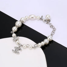18K CC Pearls Chain Bracelet