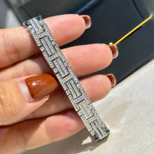 18K Diamond Chain H Bracelet