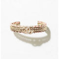 18K CC Pink Strass Cuff Bracelet