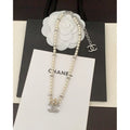18K CC Flower Pearls Necklace