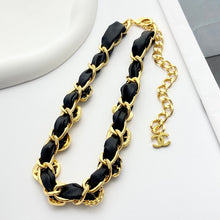 18K CC 2024 Leather Necklace