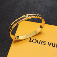 18K Louis Leather Vintage Bracelet