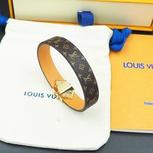 18K Louis Leather Vintage Bracelet