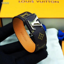 18K Louis Leather Bracelet