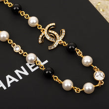 18K CC Black Pearls Necklace