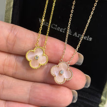 18K Sweet Alhambra Pink Clover Necklace