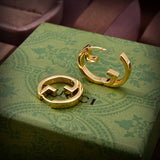 18K GG Hollow Earrings