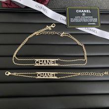 18K CC Letter Diamond Choker Necklace