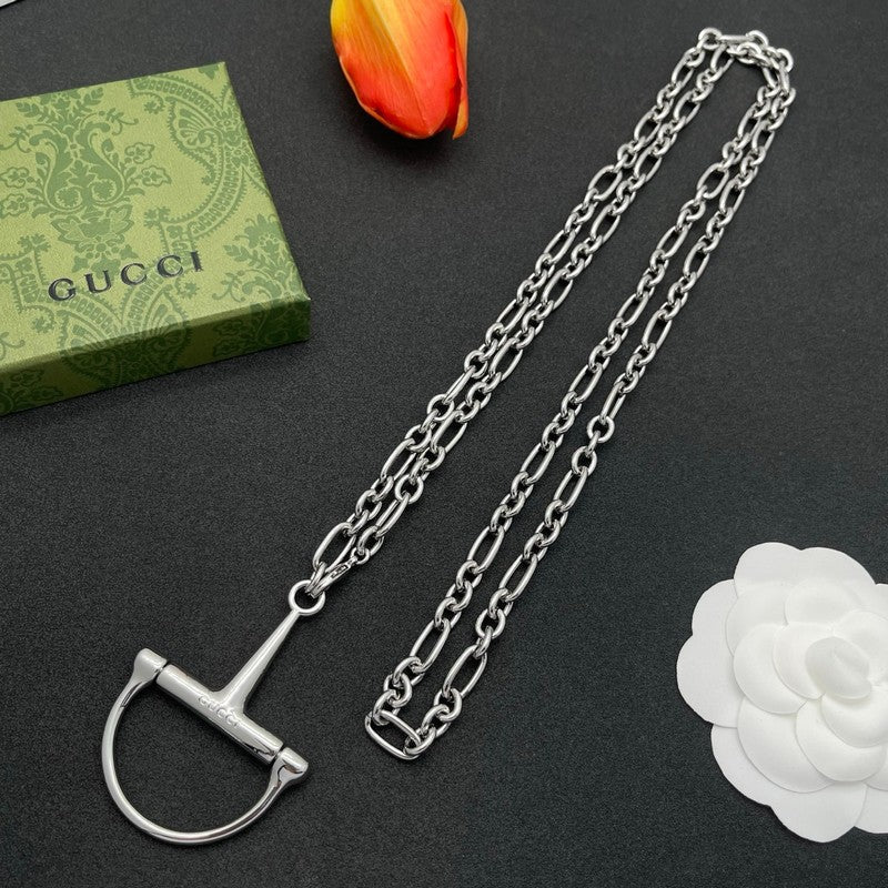 18K GG Gold Chain Link Necklace