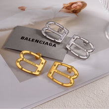 18K BB Gold Earrings