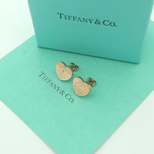 18K Return to Tiffany Heart Tag Stud Earrings