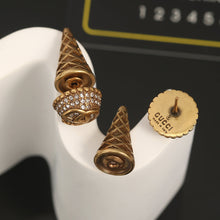 18K Double G Vintage Earrings