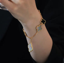 18K Magic Alhambra Five Motifs Clover Bracelet