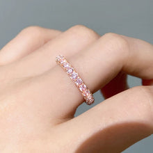 18K T Pink Crystal Ring