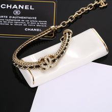 18K CC Strass Chain Bracelet