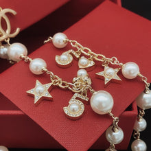 18K CC No.5 Star Long Pearl Necklace